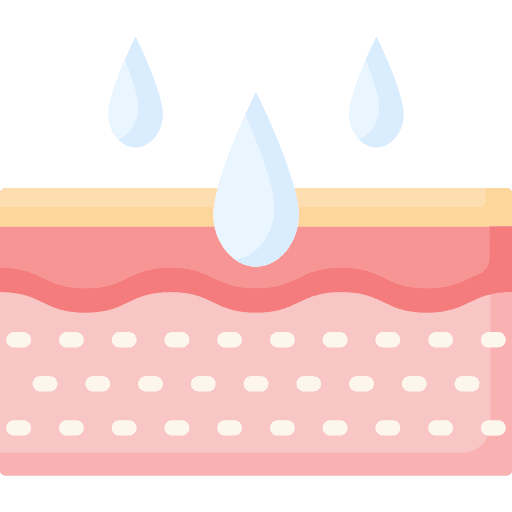 Hydrating skin beauty drop icon