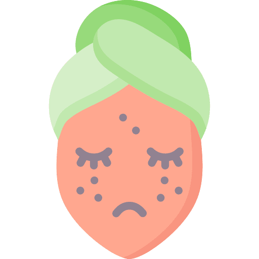 Irritation skincare beauty irritation icon
