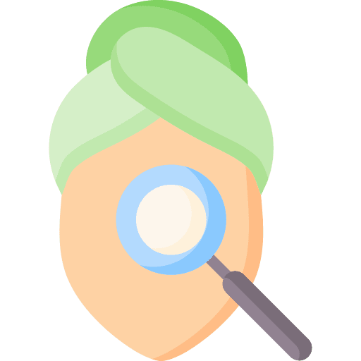 Check dermis dermatology skin care icon Check dermis dermatology skin care icon