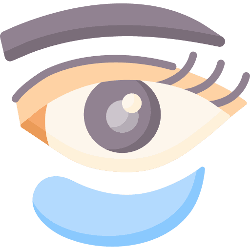 Eye patch wellness mask beauty icon Eye patch wellness mask beauty icon