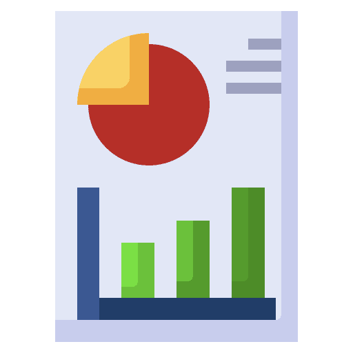 Diagram business and finance process planning icon Diagram business and finance process planning icon
