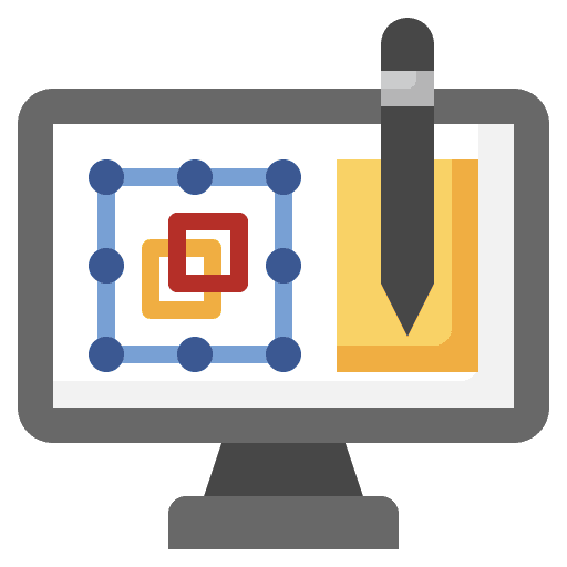 Graphic design design website design editor icon