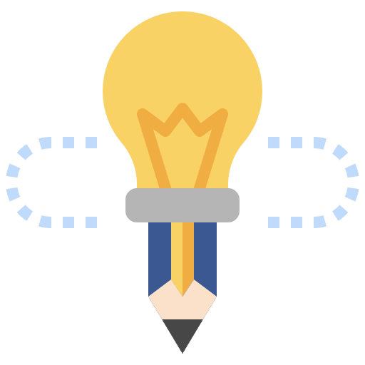 Pencil pencil creative thinking art and design icon Pencil pencil creative thinking art and design icon