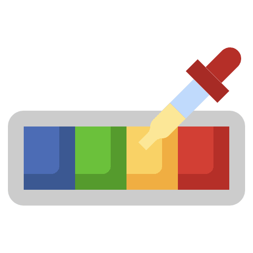 Pick color graphics editor interface colour icon