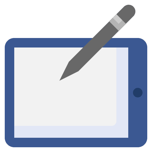 Tablet pencil graphic design art and design icon Tablet pencil graphic design art and design icon