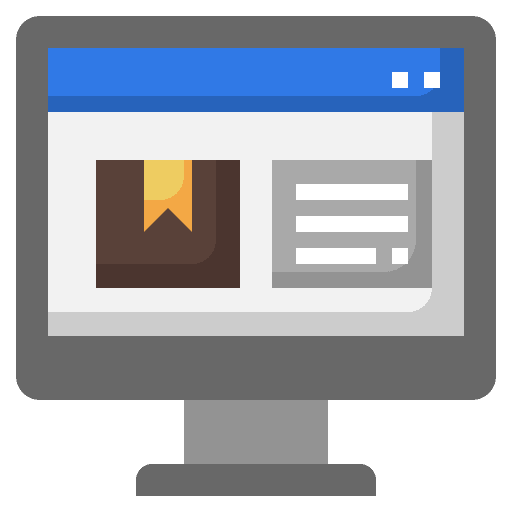 Computer logistics delivery online service computer icon Computer logistics delivery online service computer icon