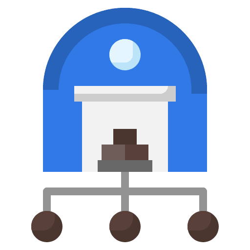 Hub logistics paperwork storage icon