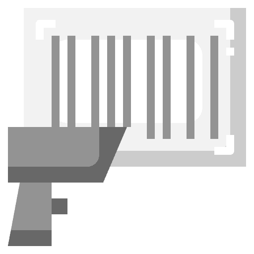 Barcode scan commerce and shopping store ecommerce icon Barcode scan commerce and shopping store ecommerce icon