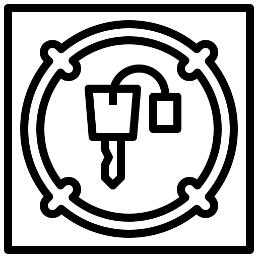 Key location position radar icon