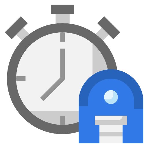 Stopwatch shipping time time and date icon Stopwatch shipping time time and date icon
