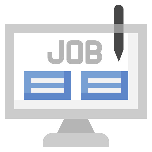 Computer career goal motivation icon