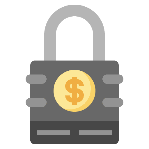 Lock bankruptcy locked lock icon