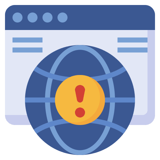 Browser message website browser icon