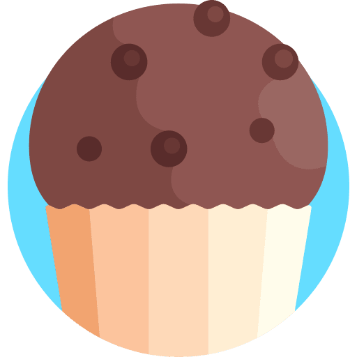 Muffin cocoa food and restaurant sweet icon Muffin cocoa food and restaurant sweet icon