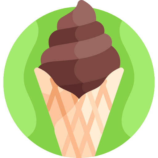 Ice cream soft serve sweet summer icon Ice cream soft serve sweet summer icon