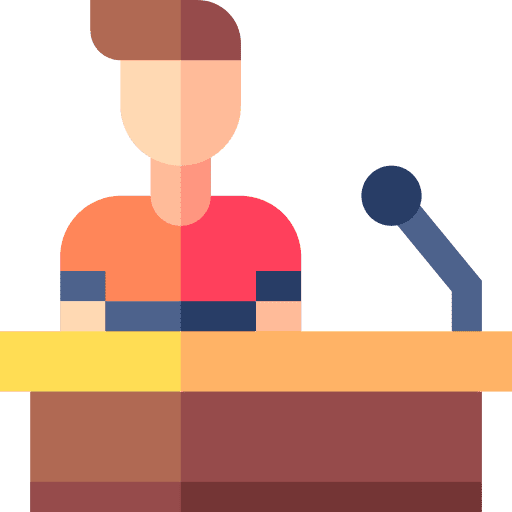 Information desk avatar profession front desk icon Information desk avatar profession front desk icon