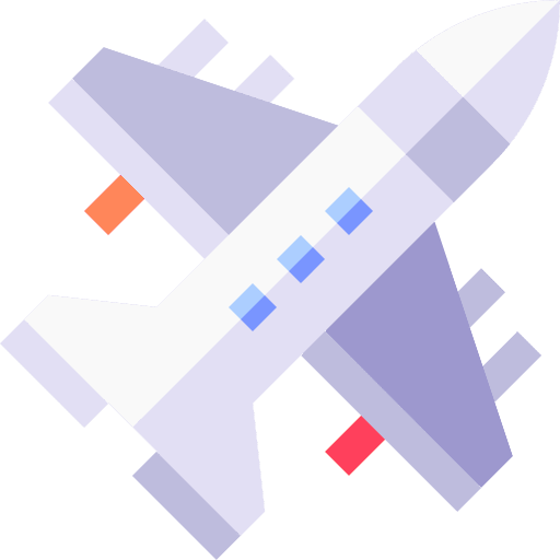 Jet fighter plane transportation airplane icon Jet fighter plane transportation airplane icon