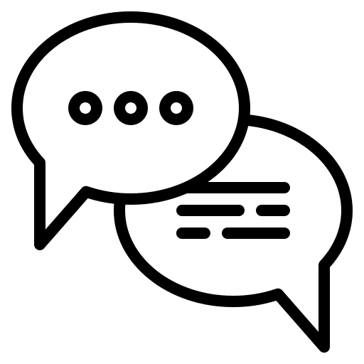 Communication conversation write pen icon