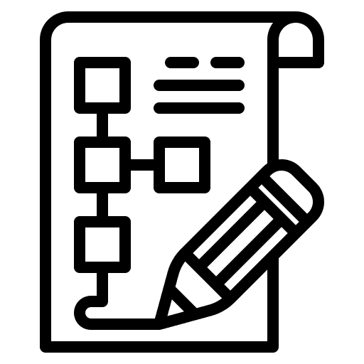 Content management copywriting copywriter working icon