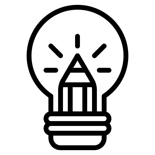 Idea article designing writing icon Idea article designing writing icon