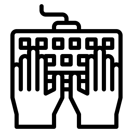 Typing typing copywriting copywriter icon Typing typing copywriting copywriter icon