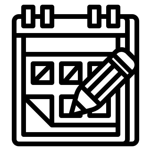 Deadline content creator copywriting efficiency icon Deadline content creator copywriting efficiency icon