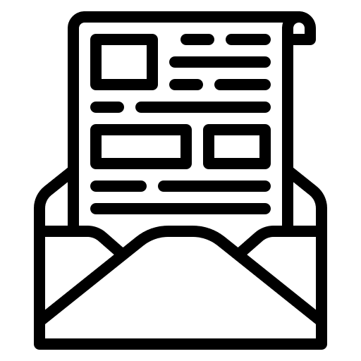 Email marketing email copywriter text icon Email marketing email copywriter text icon