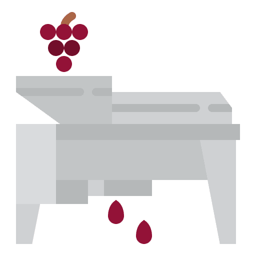 Crushing making production food and restaurant icon