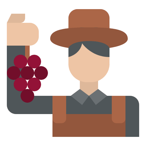 Farming food and restaurant farming grape vine icon Farming food and restaurant farming grape vine icon