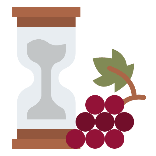 Aging grape aging alcoholic drink icon Aging grape aging alcoholic drink icon