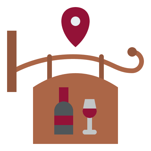 Winery winery vineyard bar icon Winery winery vineyard bar icon