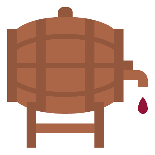 Wine barrel food and restaurant drink winery icon Wine barrel food and restaurant drink winery icon