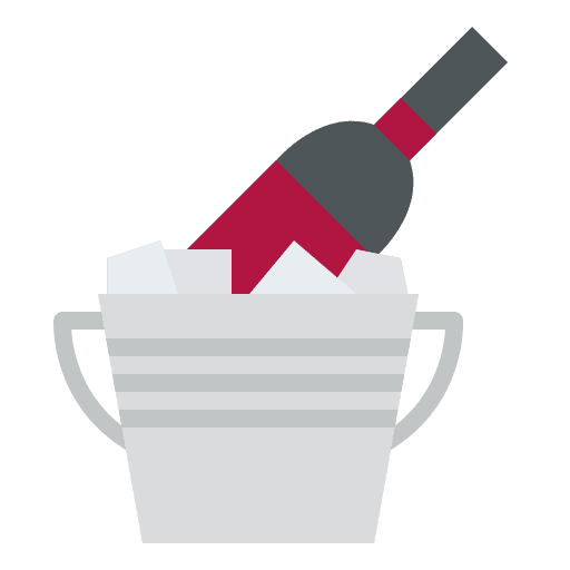 Wine bucket bottle alcoholic drink icon Wine bucket bottle alcoholic drink icon