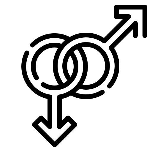 Gay sign symbol shapes and symbols icon