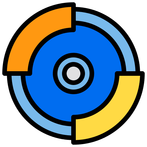 Round chart analytics round chart infographic icon Round chart analytics round chart infographic icon