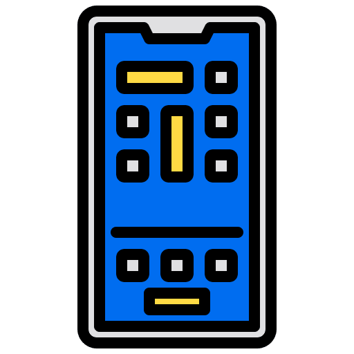 App ui cellphone mobile application icon App ui cellphone mobile application icon