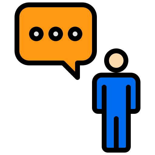 Chat human bubble chat user icon Chat human bubble chat user icon