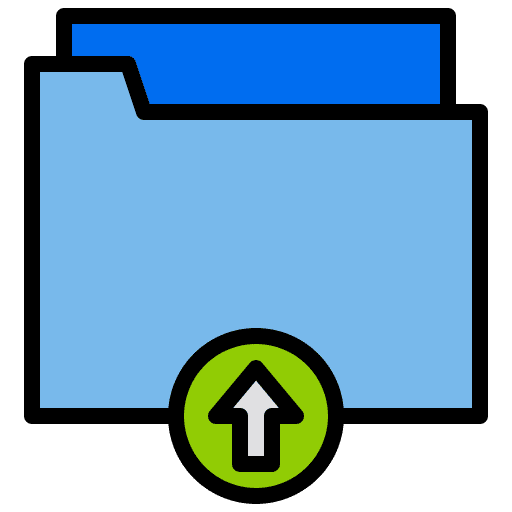 Folder infographic chart file icon Folder infographic chart file icon