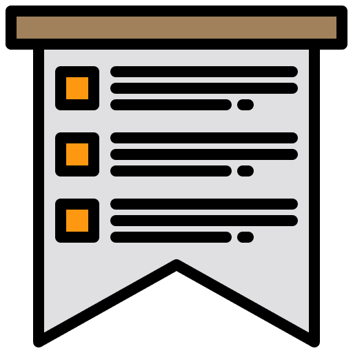 Banner ribbons infographic organization icon Banner ribbons infographic organization icon
