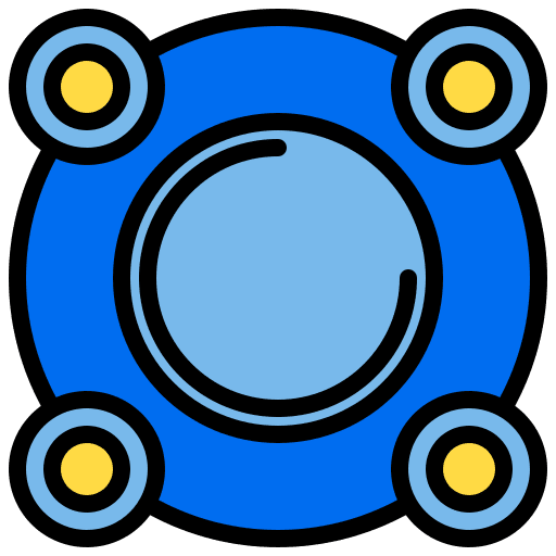 Network data analytics pie graphic analytics icon Network data analytics pie graphic analytics icon