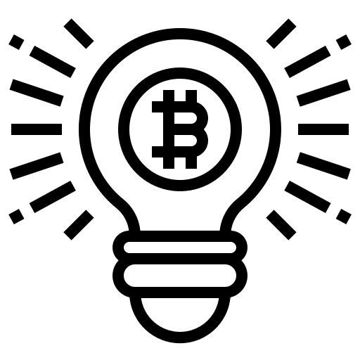Light bulb innovation business and finance currency icon