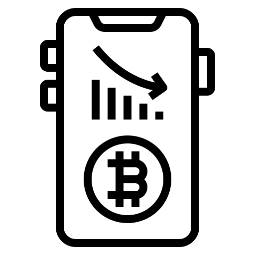 Trade banking decrease business and finance icon Trade banking decrease business and finance icon