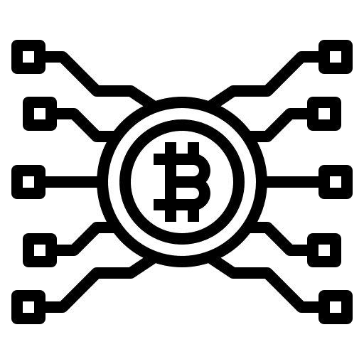 Bitcoin business cryptocurrency banking icon Bitcoin business cryptocurrency banking icon