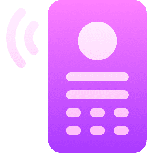 Doorbell intercom voice camera icon