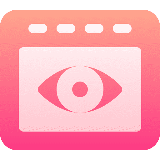 Eye scanner retinal scanner optometrist eye recognition icon