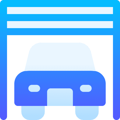 Garage internet of things automobile garage icon Garage internet of things automobile garage icon