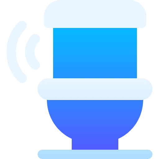 Toilet restroom furniture and household toilet icon