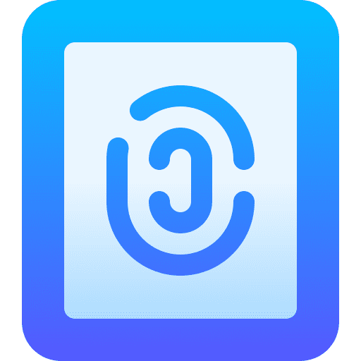 Fingerprint fingerprint scanner access electronics icon Fingerprint fingerprint scanner access electronics icon