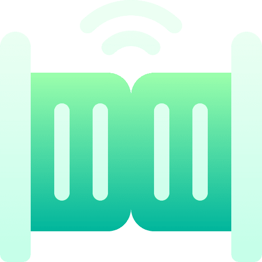 Gate electronics technology home automation icon Gate electronics technology home automation icon