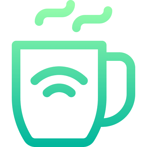 Coffee mug cafe hotspot coffee mug icon